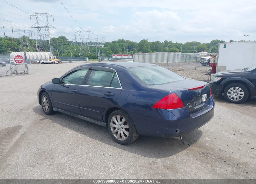 2007 HONDA ACCORD 3.0 SE VIN: 1HGCM66467A010729