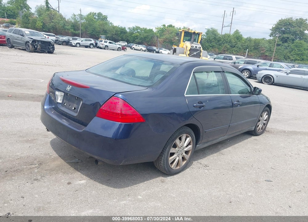 2007 HONDA ACCORD 3.0 SE VIN: 1HGCM66467A010729