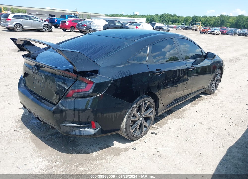 2020 HONDA CIVIC SPORT VIN: 2HGFC2F8XLH525787