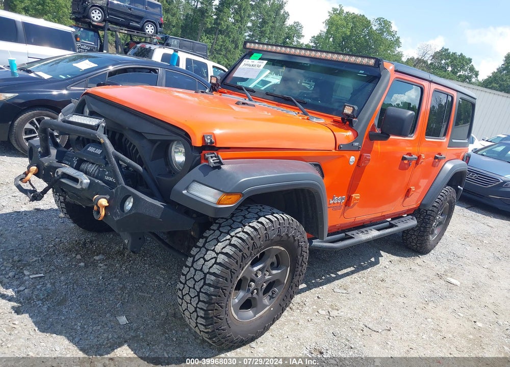 2018 JEEP WRANGLER UNLIMITED SPORT S 4X4 VIN: 1C4HJXDG3JW297358