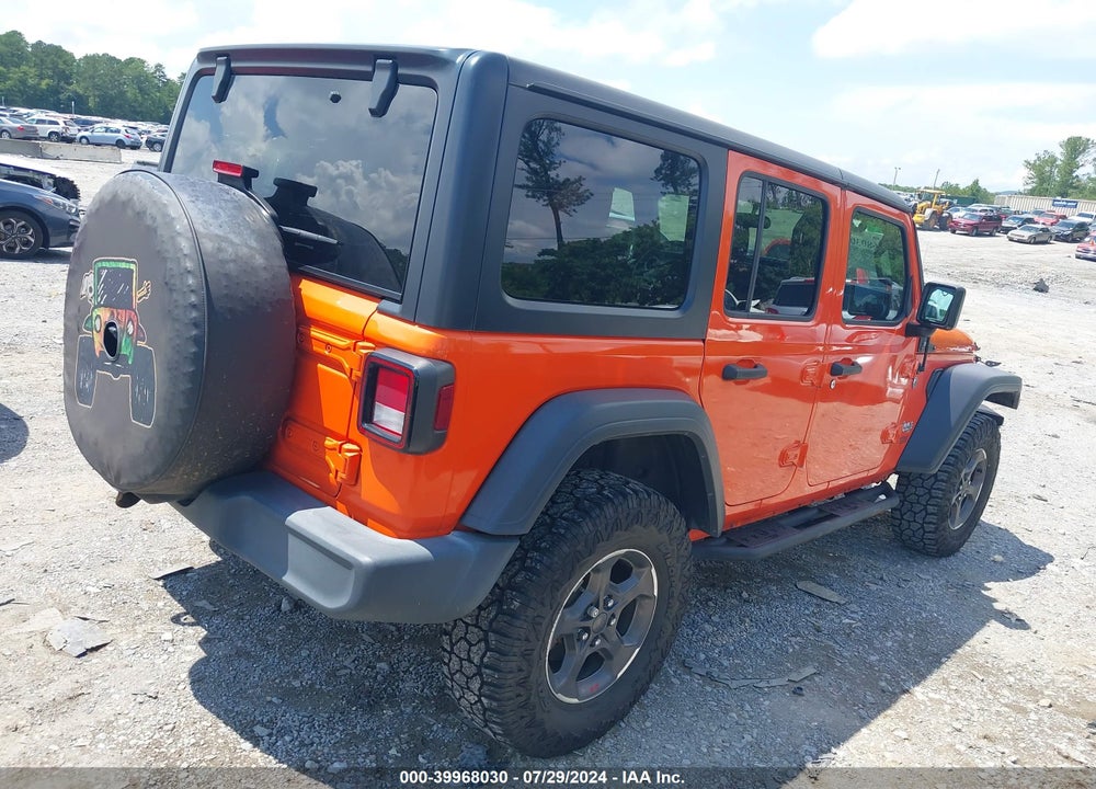2018 JEEP WRANGLER UNLIMITED SPORT S 4X4 VIN: 1C4HJXDG3JW297358