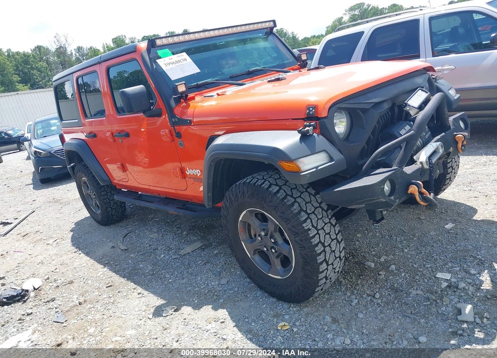 2018 JEEP WRANGLER UNLIMITED SPORT S 4X4 VIN: 1C4HJXDG3JW297358