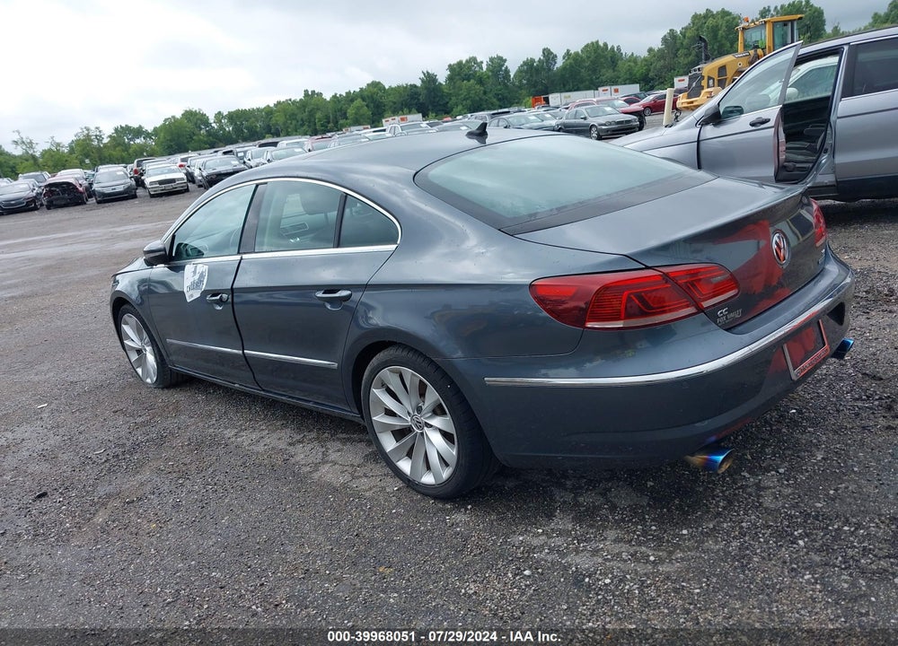 2013 VOLKSWAGEN CC 3.6L VR6 EXECUTIVE VIN: WVWGU7AN7DE511980