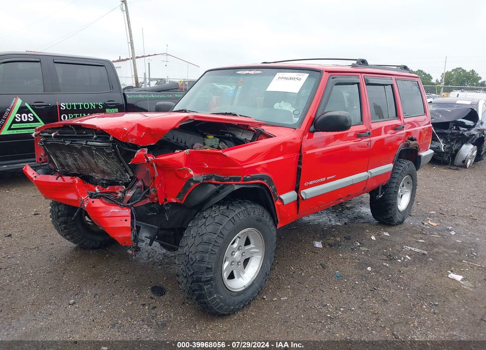 2000 JEEP CHEROKEE SPORT VIN: 1J4FF48S2YL263424