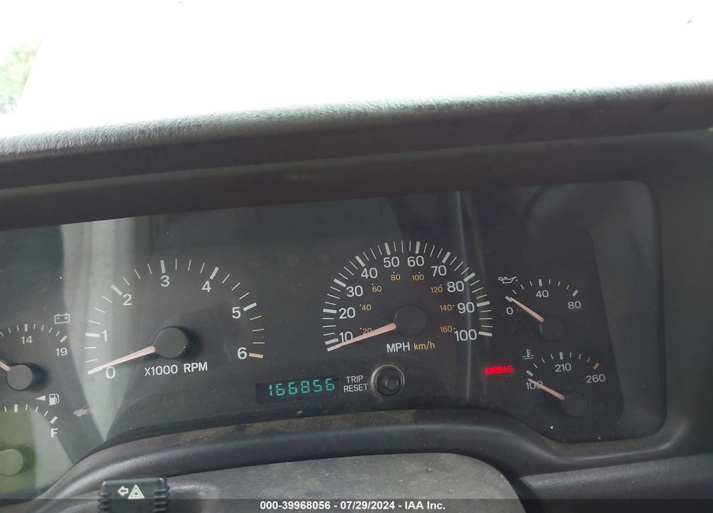 2000 JEEP CHEROKEE SPORT VIN: 1J4FF48S2YL263424