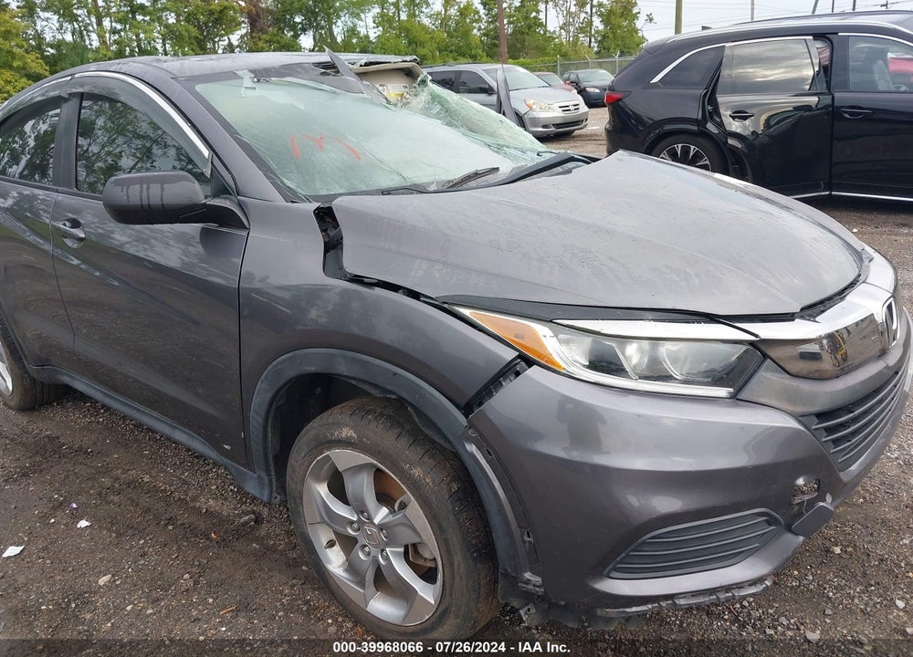 2019 HONDA HR-V LX VIN: 3CZRU5H35KG702931