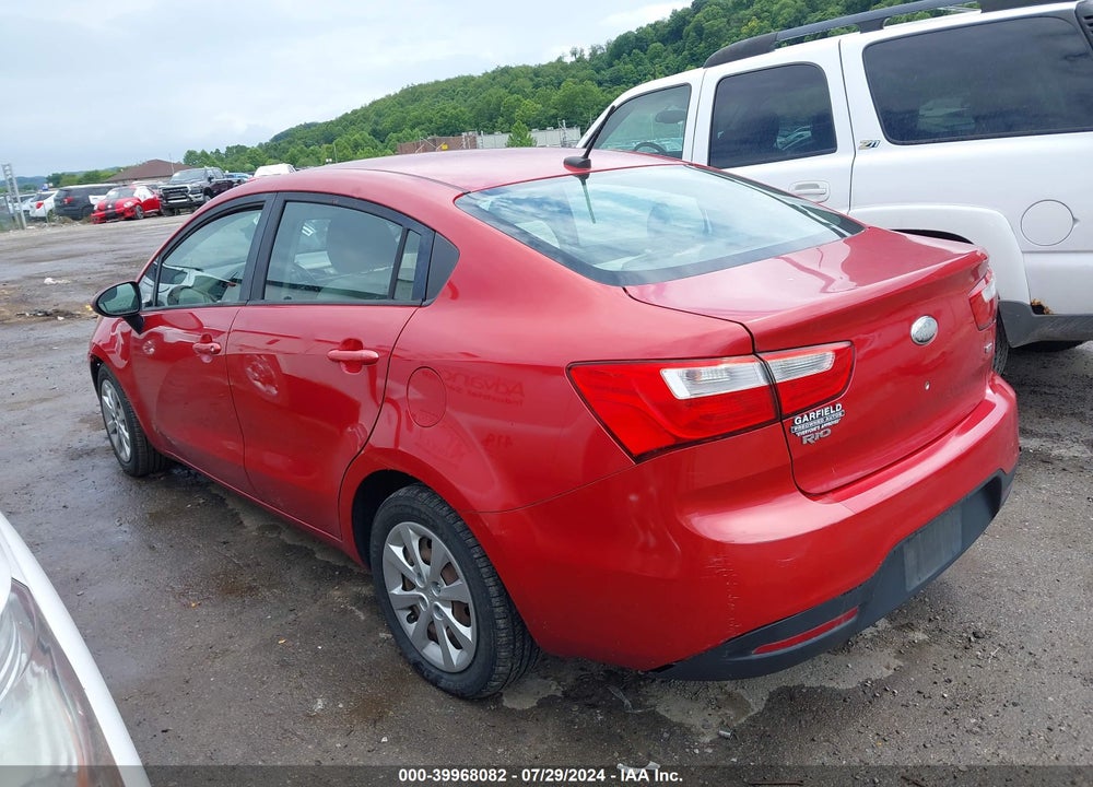 2013 KIA RIO LX VIN: KNADM4A38D6211890