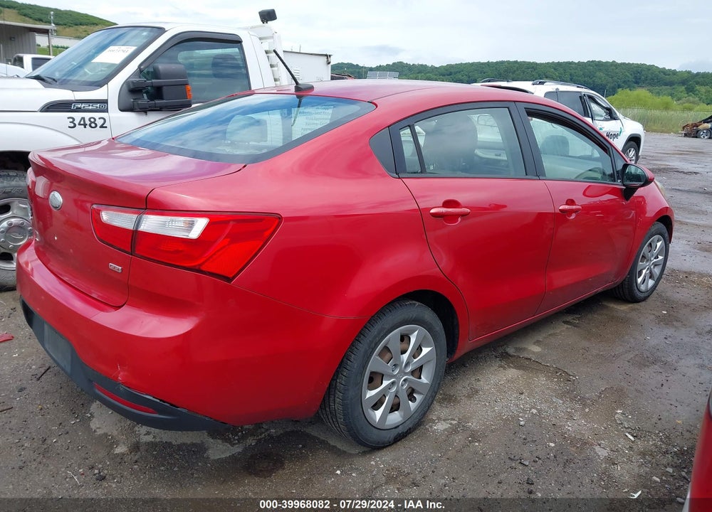 2013 KIA RIO LX VIN: KNADM4A38D6211890