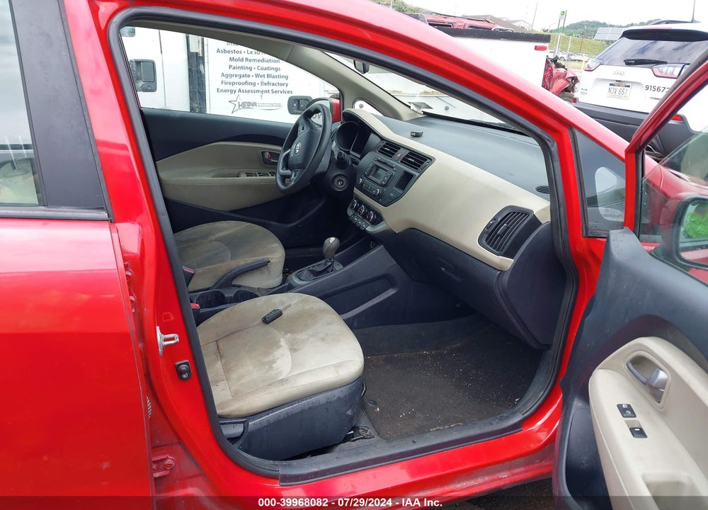 2013 KIA RIO LX VIN: KNADM4A38D6211890