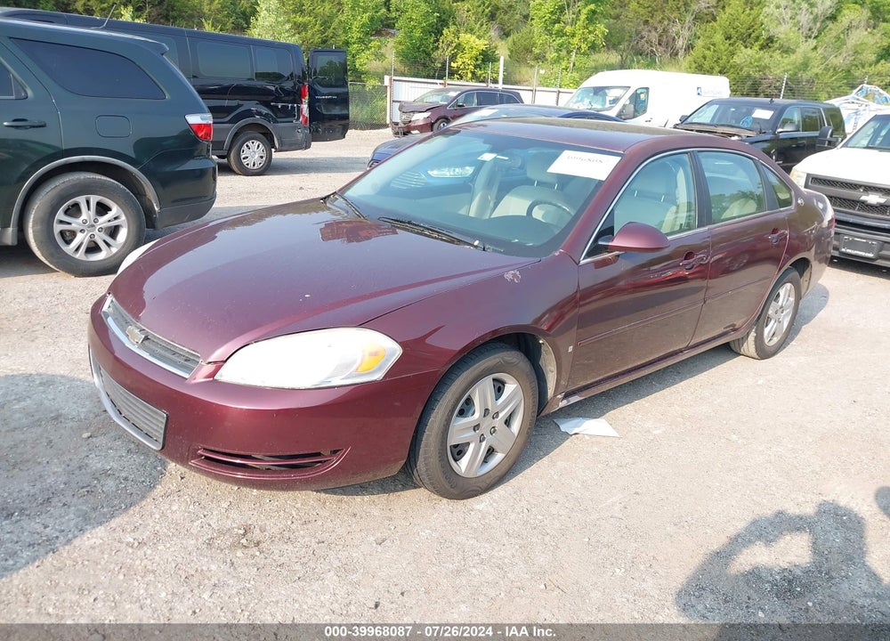 2007 CHEVROLET IMPALA LS VIN: 2G1WB58K779157539