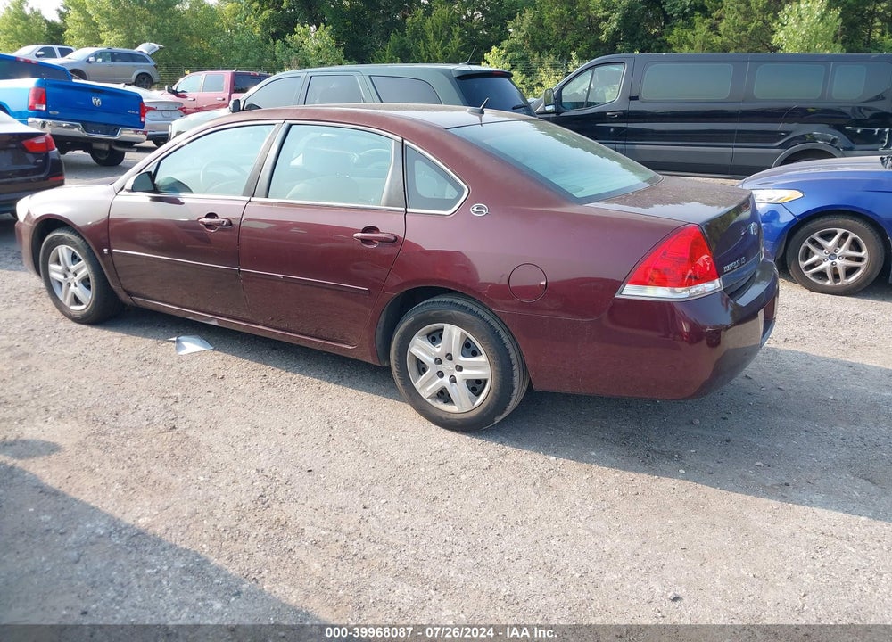 2007 CHEVROLET IMPALA LS VIN: 2G1WB58K779157539