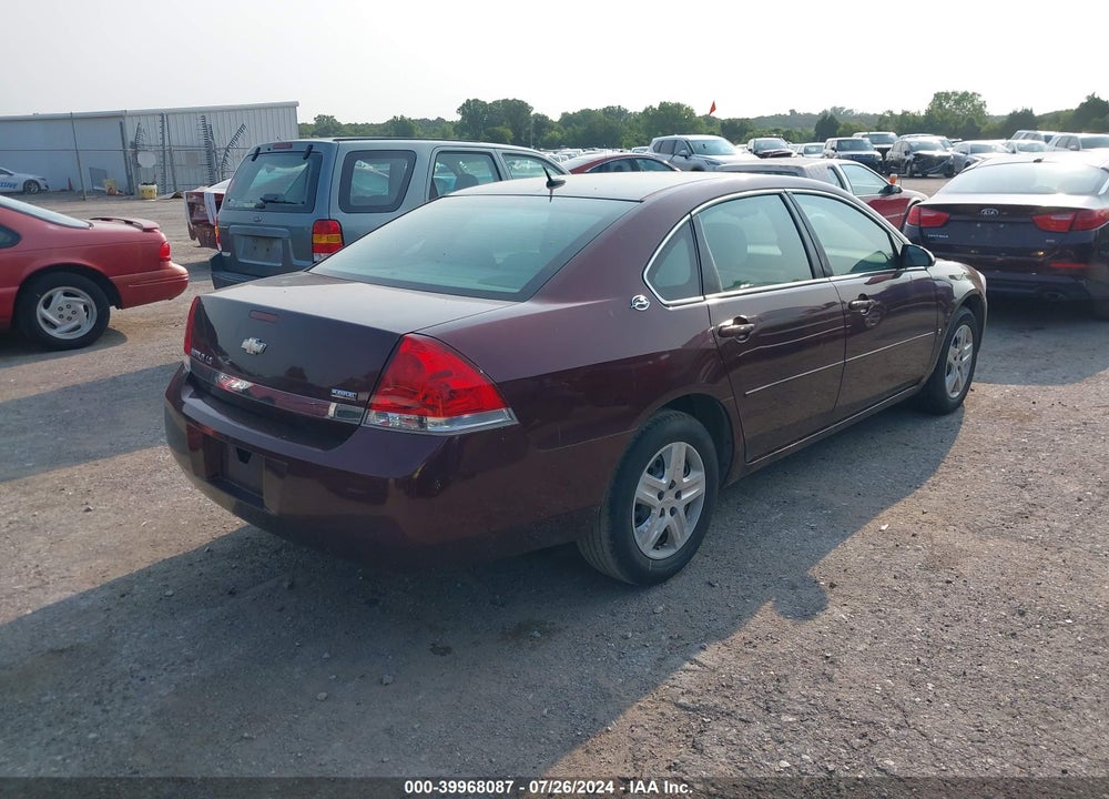 2007 CHEVROLET IMPALA LS VIN: 2G1WB58K779157539