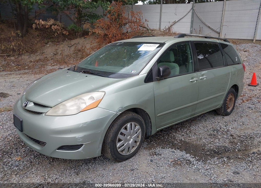 2007 TOYOTA SIENNA LE VIN: 5TDZK23C67S077689
