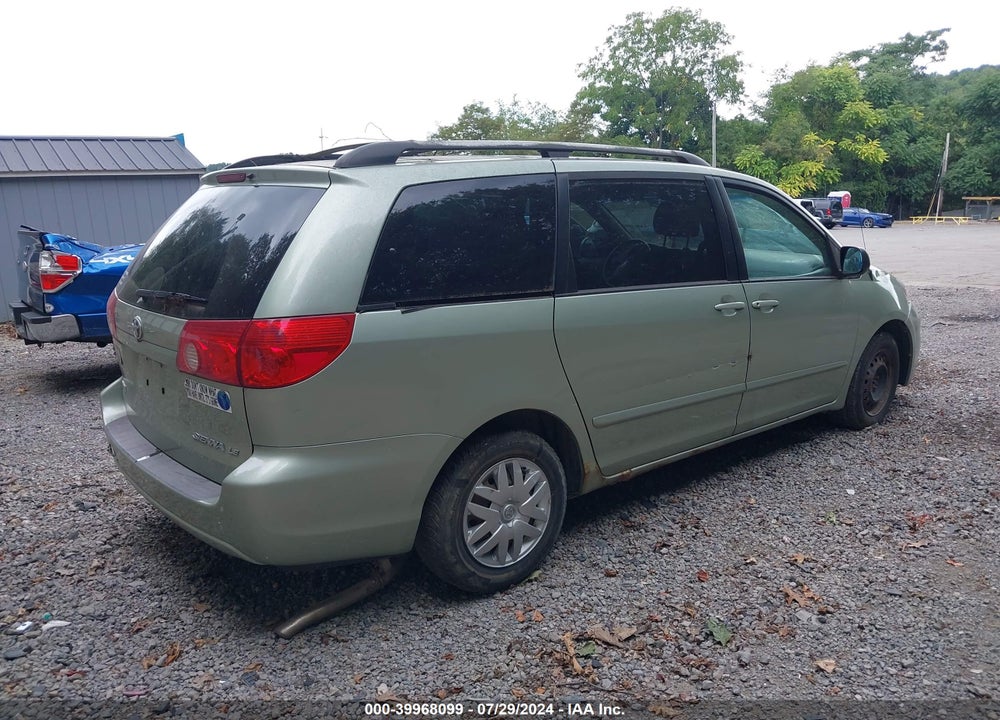 2007 TOYOTA SIENNA LE VIN: 5TDZK23C67S077689