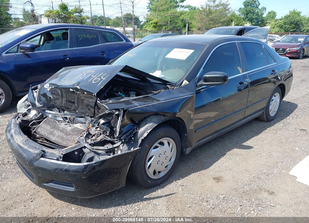 2007 HONDA ACCORD 2.4 LX VIN: 3HGCM56457G700600