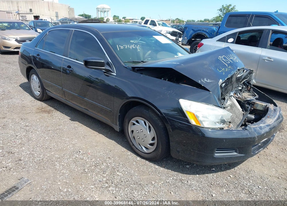 2007 HONDA ACCORD 2.4 LX VIN: 3HGCM56457G700600