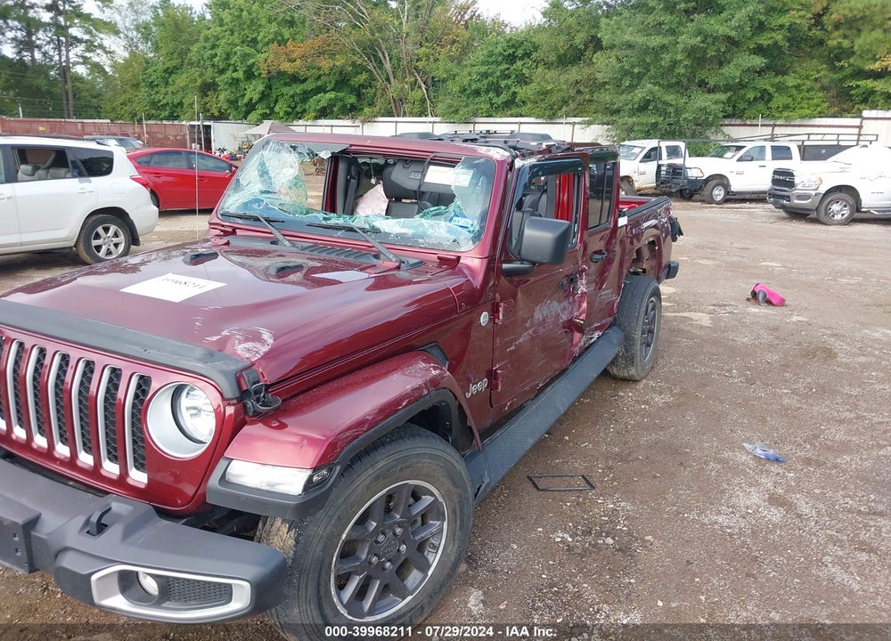 2021 JEEP GLADIATOR OVERLAND 4X4 VIN: 1C6HJTFG8ML590899