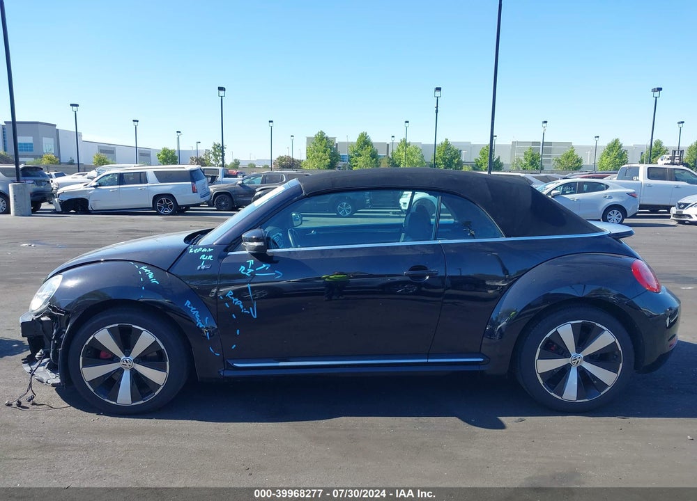 2014 VOLKSWAGEN BEETLE 2.0T R-LINE VIN: 3VW7T7AT4EM806187