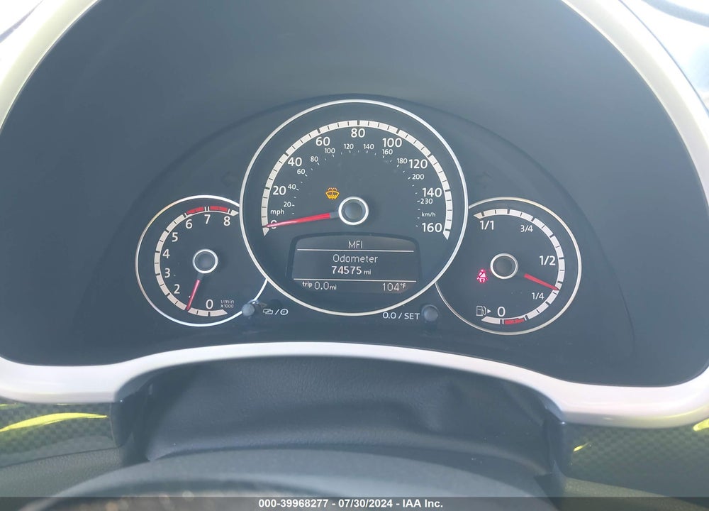 2014 VOLKSWAGEN BEETLE 2.0T R-LINE VIN: 3VW7T7AT4EM806187