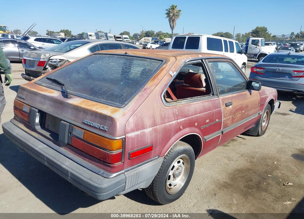 1983 HONDA ACCORD LX VIN: JHMSZ7337DC070496