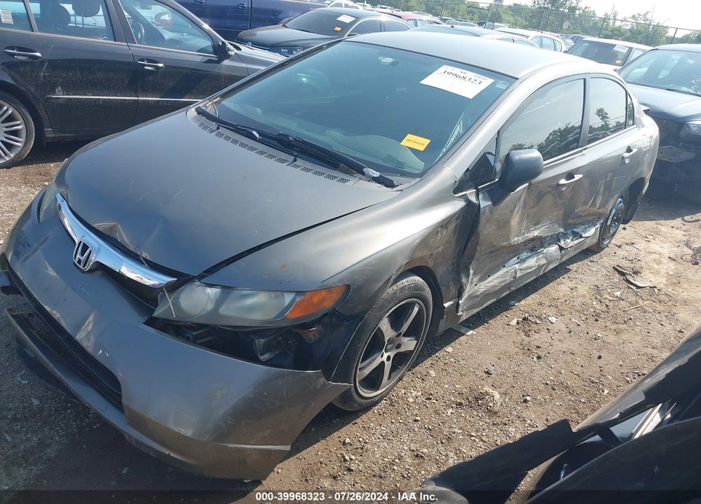2007 HONDA CIVIC LX VIN: 1HGFA16507L128233