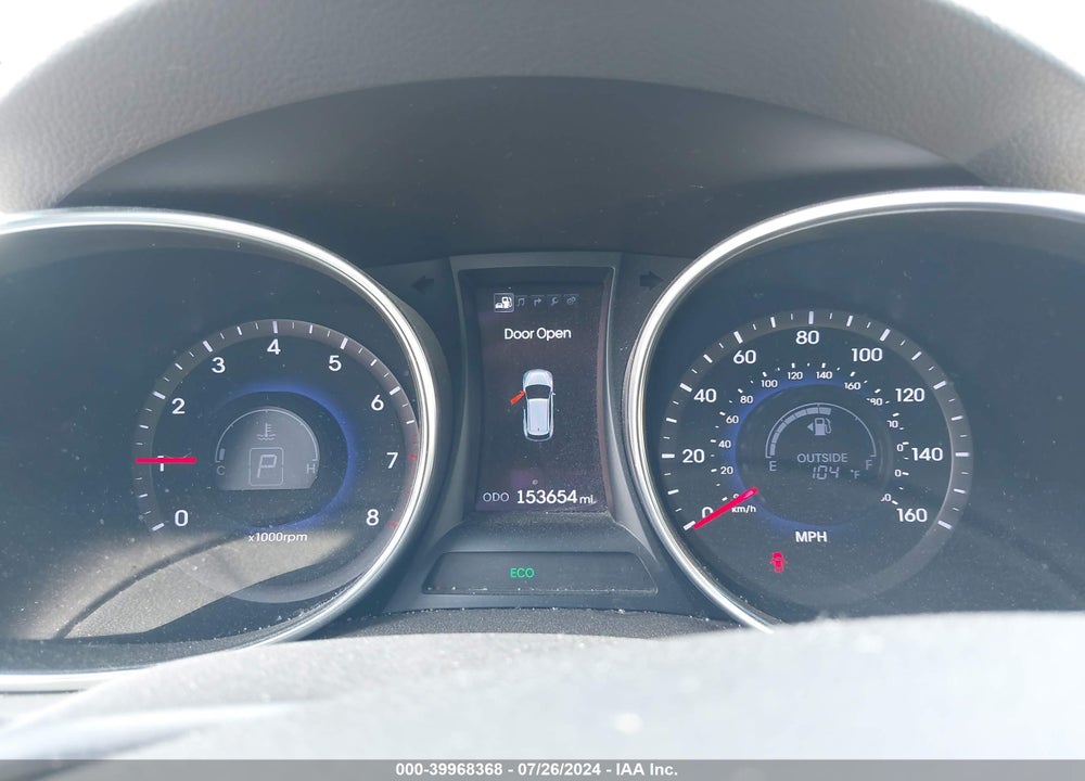 2013 HYUNDAI SANTA FE SPORT 2.0T VIN: 5XYZWDLA7DG021185