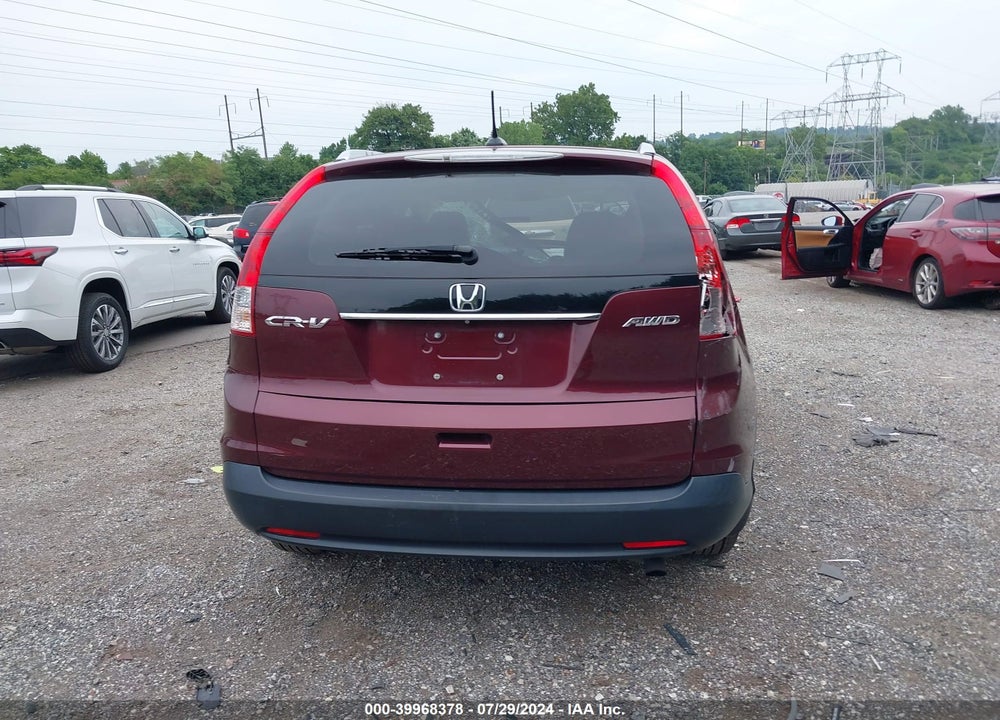 2014 HONDA CR-V EX-L VIN: 5J6RM4H74EL078009