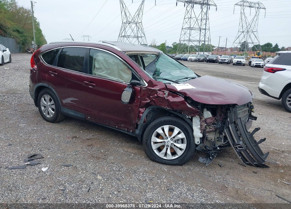 2014 HONDA CR-V EX-L VIN: 5J6RM4H74EL078009