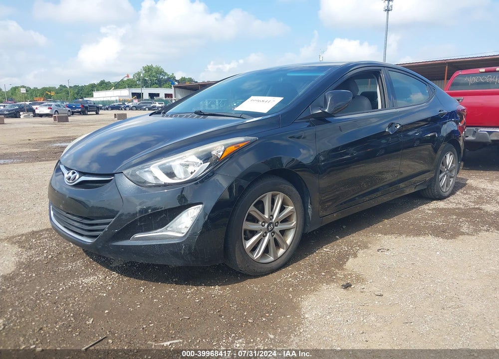 2014 HYUNDAI ELANTRA LIMITED/SE VIN: 5NPDH4AE6EH486142