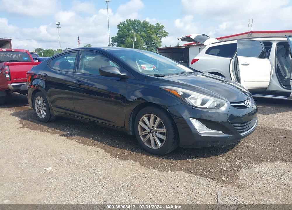 2014 HYUNDAI ELANTRA LIMITED/SE VIN: 5NPDH4AE6EH486142
