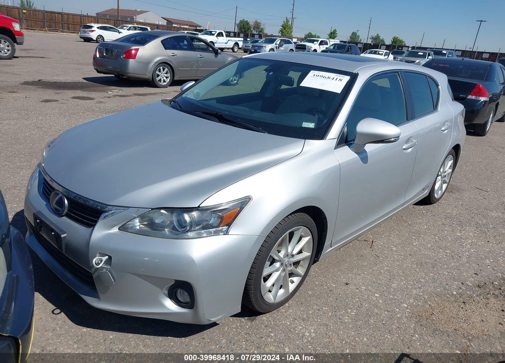 2012 LEXUS CT 200H PREMIUM VIN: JTHKD5BH2C2088344