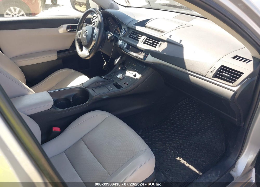 2012 LEXUS CT 200H PREMIUM VIN: JTHKD5BH2C2088344