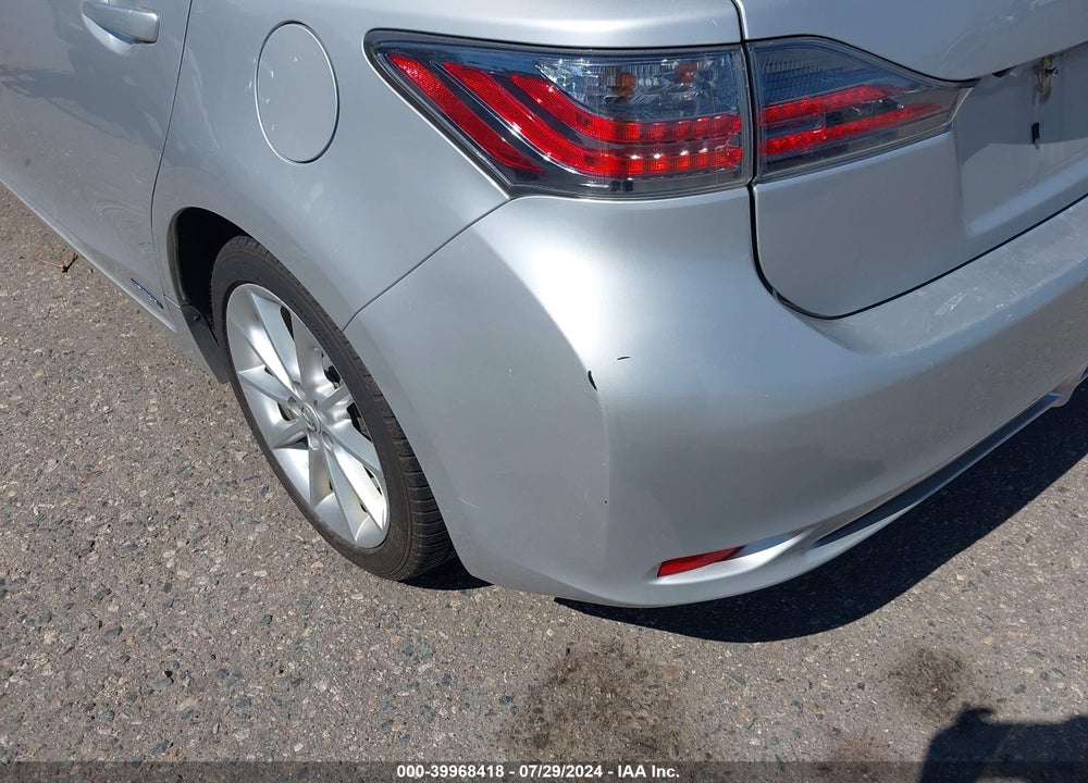 2012 LEXUS CT 200H PREMIUM VIN: JTHKD5BH2C2088344