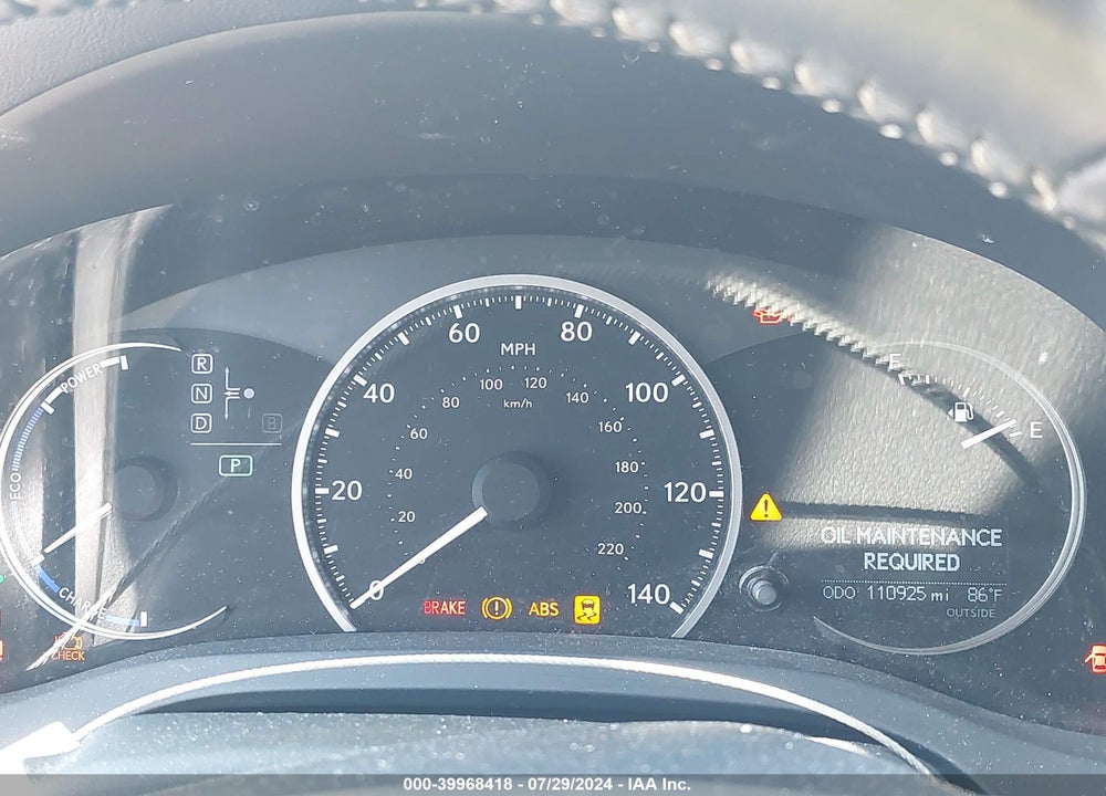 2012 LEXUS CT 200H PREMIUM VIN: JTHKD5BH2C2088344
