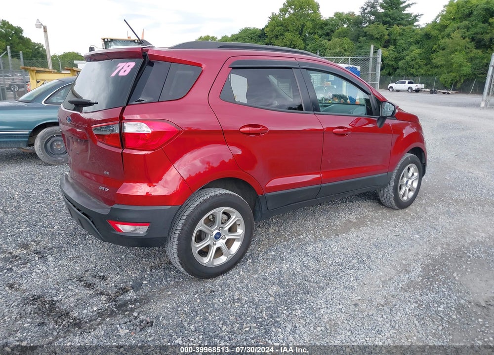 2020 FORD ECOSPORT SE VIN: MAJ6S3GL1LC313427