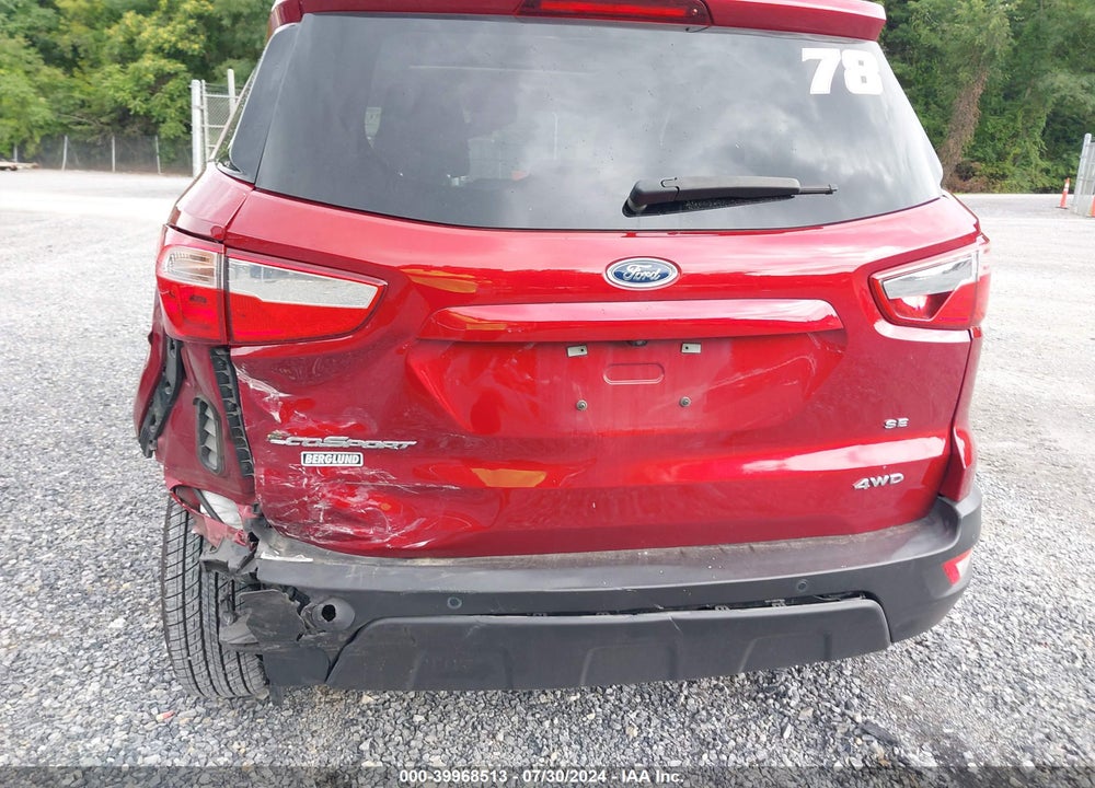 2020 FORD ECOSPORT SE VIN: MAJ6S3GL1LC313427