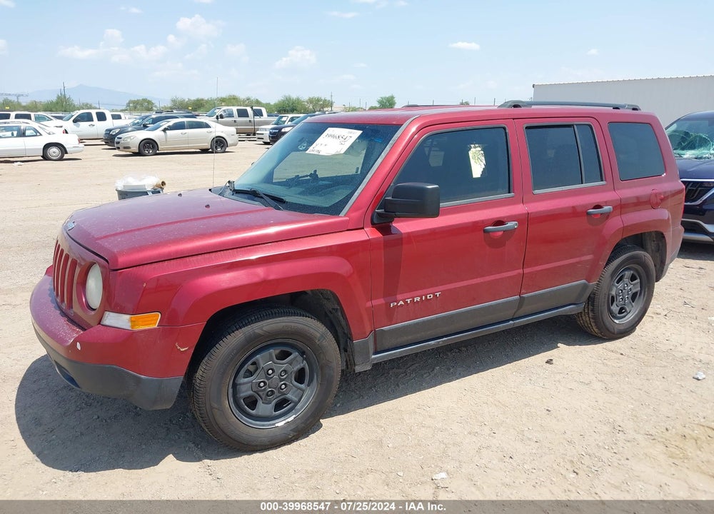 2014 JEEP PATRIOT SPORT VIN: 1C4NJPBB1ED827581