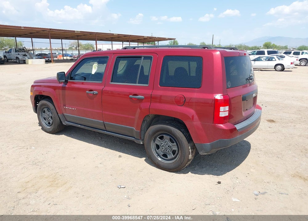 2014 JEEP PATRIOT SPORT VIN: 1C4NJPBB1ED827581