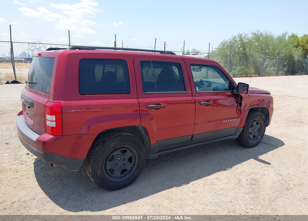 2014 JEEP PATRIOT SPORT VIN: 1C4NJPBB1ED827581