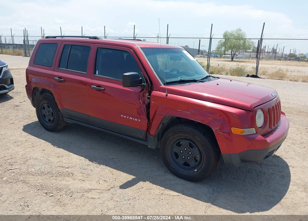 2014 JEEP PATRIOT SPORT VIN: 1C4NJPBB1ED827581