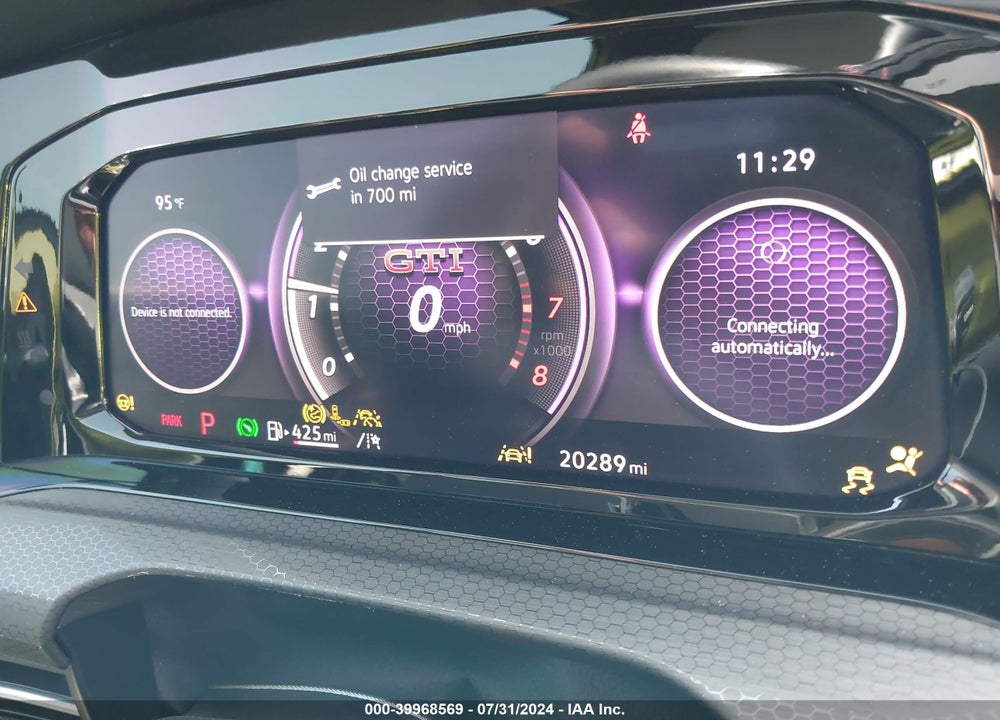 2022 VOLKSWAGEN GOLF GTI 2.0T AUTOBAHN VIN: WVW587CD9NW133849