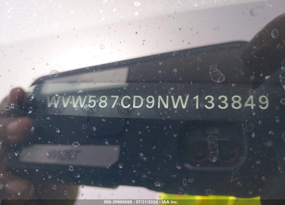 2022 VOLKSWAGEN GOLF GTI 2.0T AUTOBAHN VIN: WVW587CD9NW133849