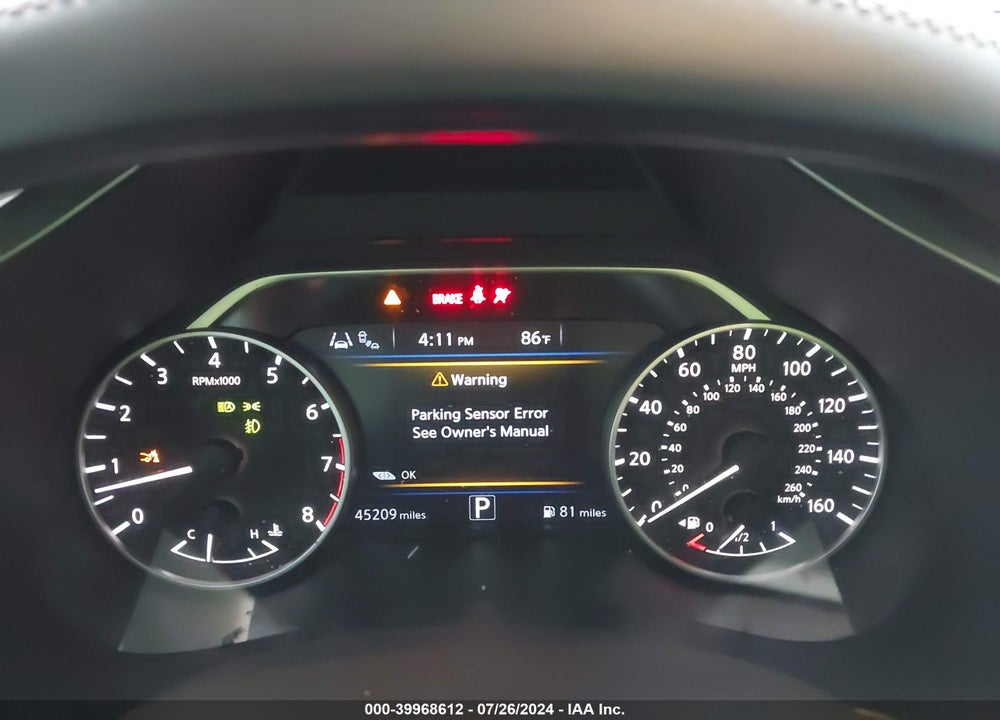 2021 NISSAN MURANO SV INTELLIGENT AWD VIN: 5N1AZ2BSXMC107383