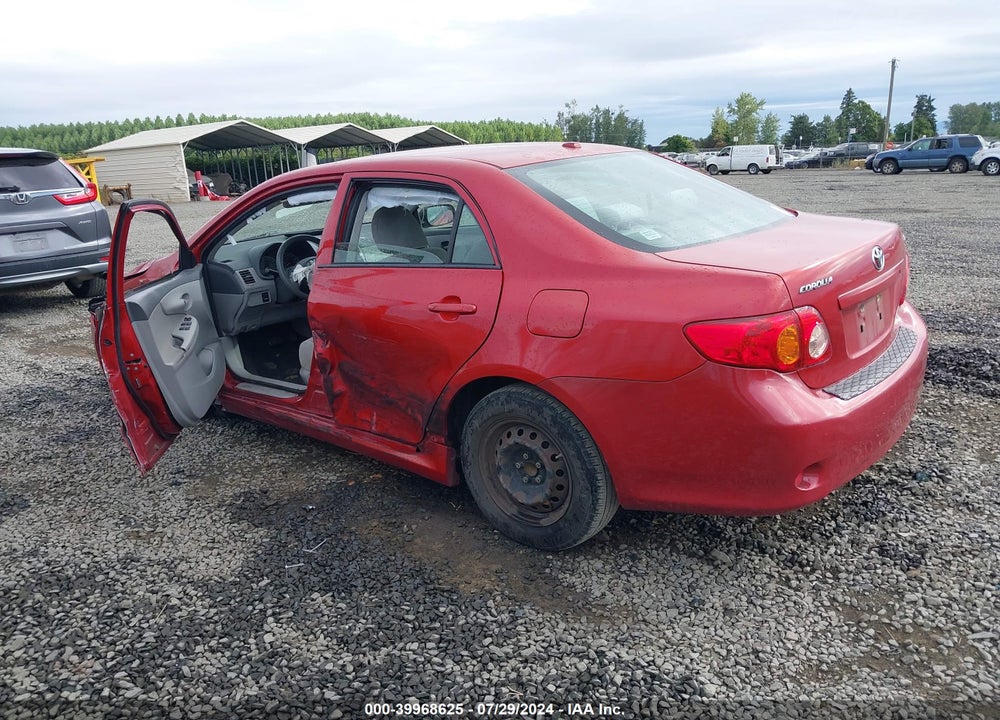 2009 TOYOTA COROLLA LE VIN: JTDBL40E49J047171