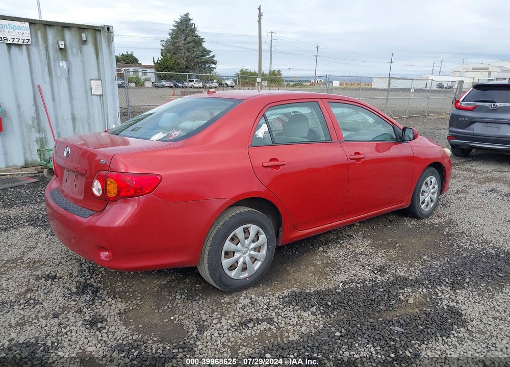 2009 TOYOTA COROLLA LE VIN: JTDBL40E49J047171