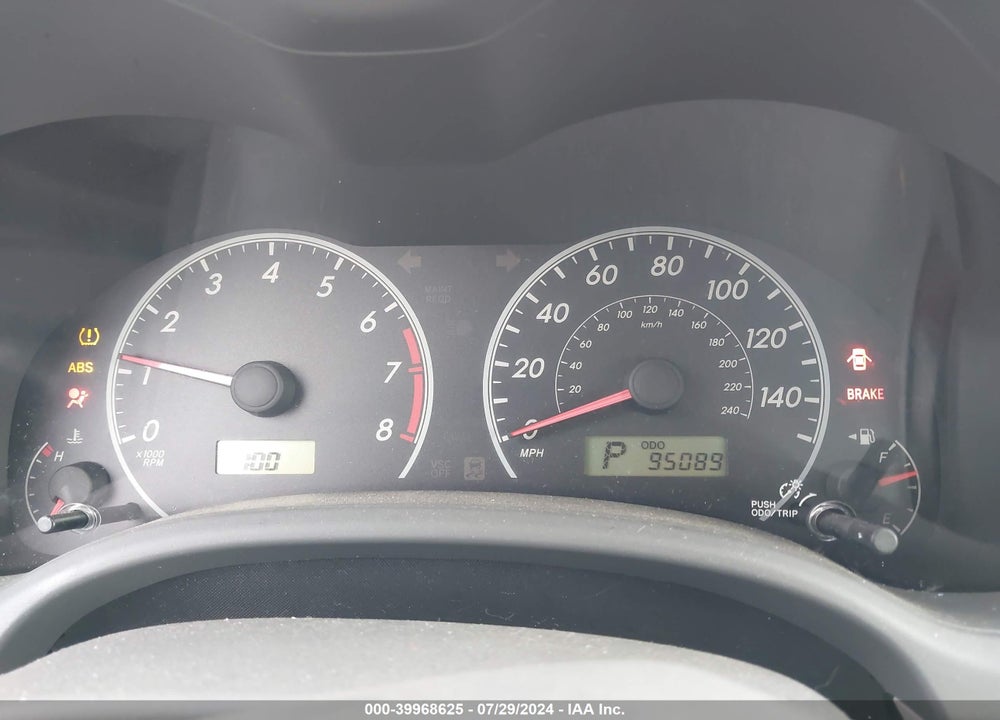 2009 TOYOTA COROLLA LE VIN: JTDBL40E49J047171