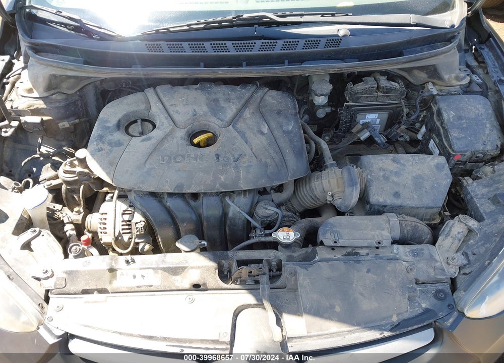 2014 HYUNDAI ELANTRA LIMITED VIN: 5NPDH4AE6EH496038