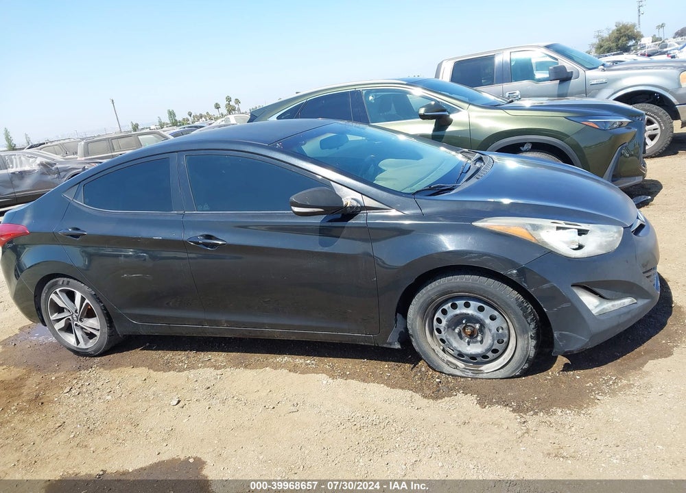 2014 HYUNDAI ELANTRA LIMITED VIN: 5NPDH4AE6EH496038