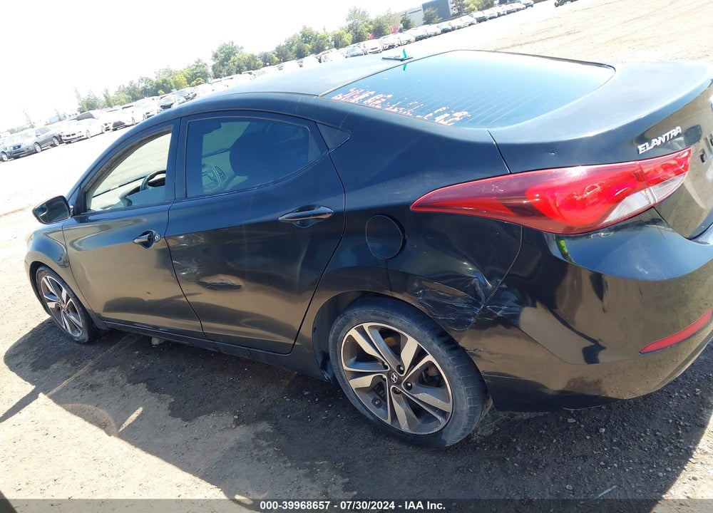 2014 HYUNDAI ELANTRA LIMITED VIN: 5NPDH4AE6EH496038