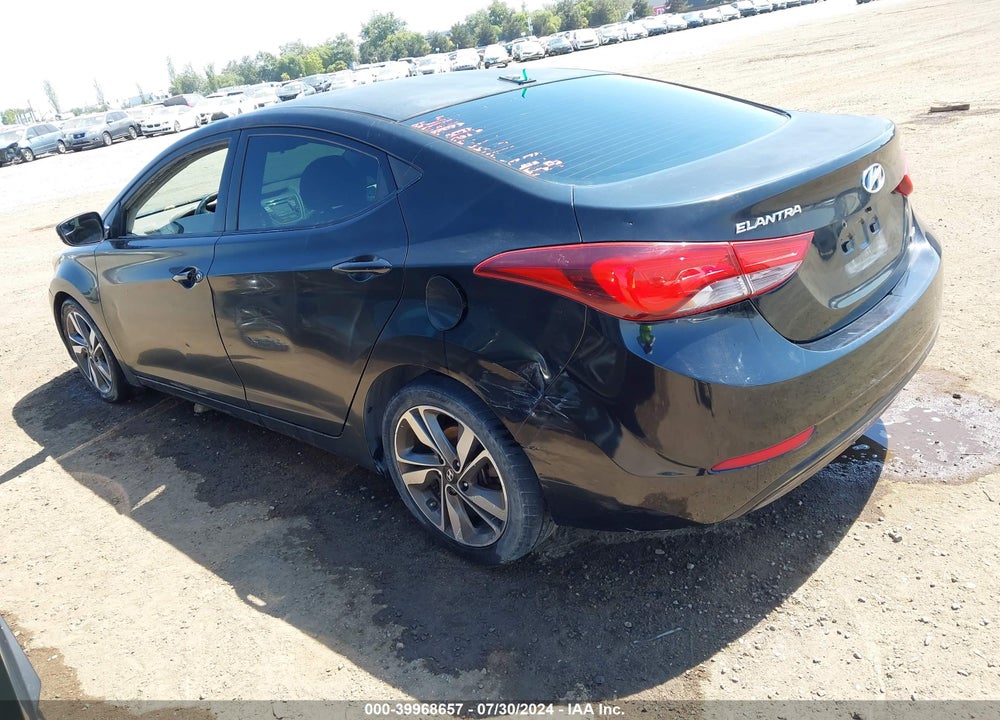 2014 HYUNDAI ELANTRA LIMITED VIN: 5NPDH4AE6EH496038